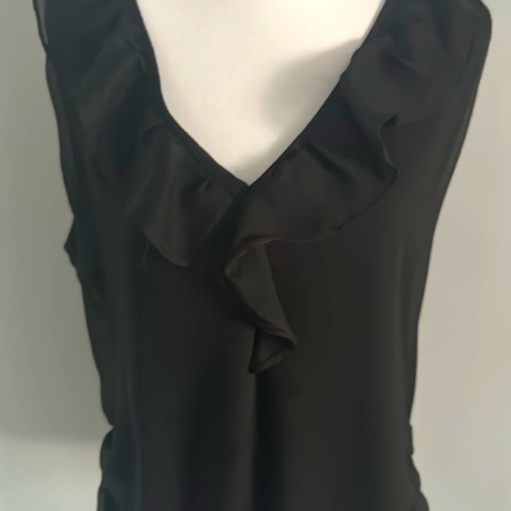 NY & Company Stretch Ruffle Blouse - Picture 4 of 4